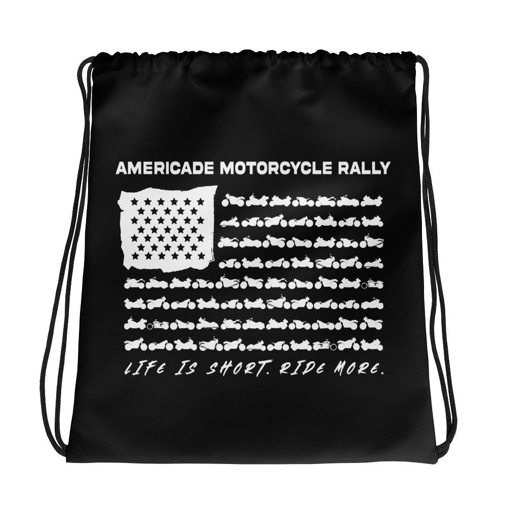 Americade Bike Flag Drawstring Bag
