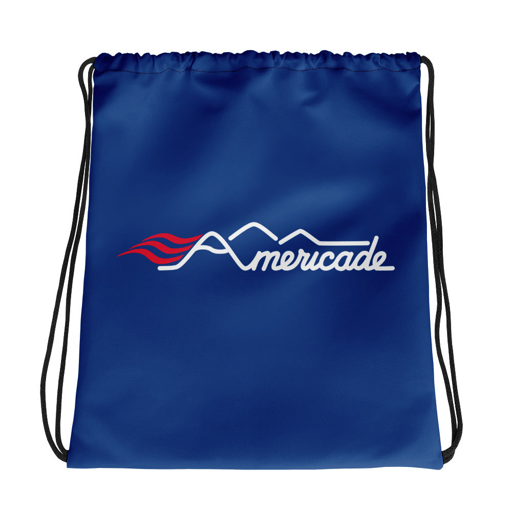Americade Drawstring Bag - Blue