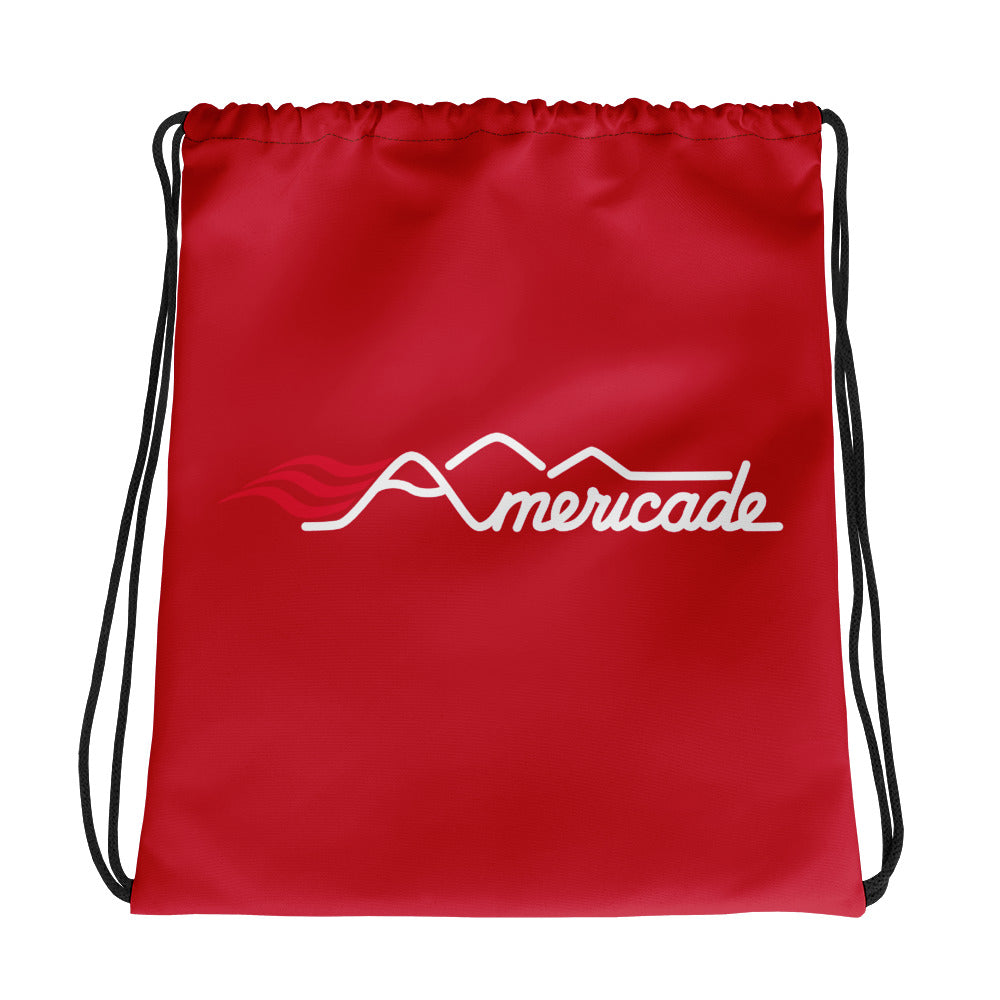 Americade Drawstring Bag - Red